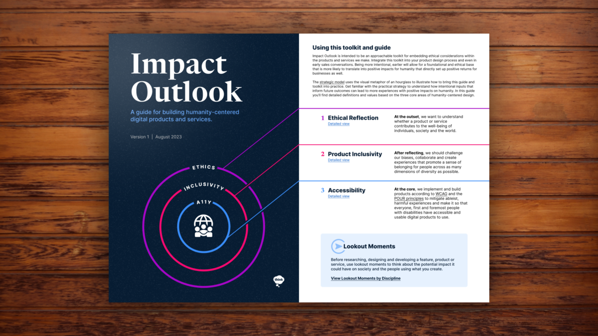 Introducing the Impact Outlook Toolkit | Think Company