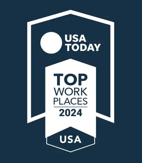 USA Today top work places 2024 logo