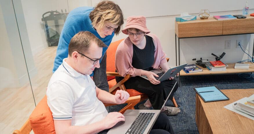 Three Thinkers working